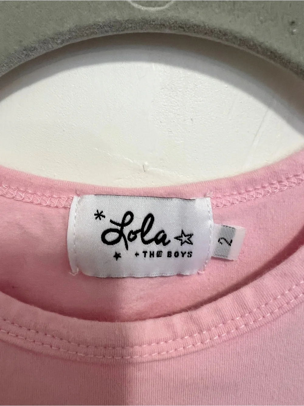 LOLA + THE BOYS Emoji Sparkle Tank in Light Pink